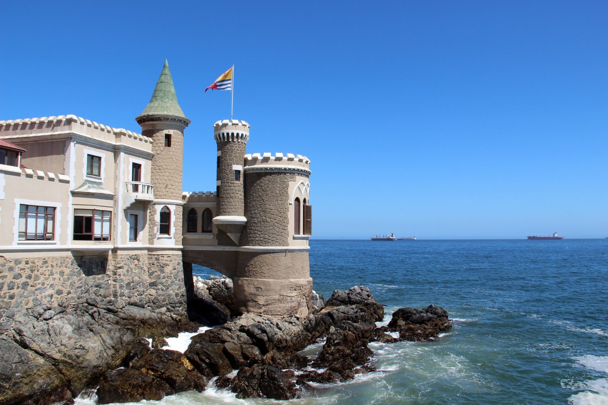 Vina del Mar stazione all'interno Vina del Mar, Chile