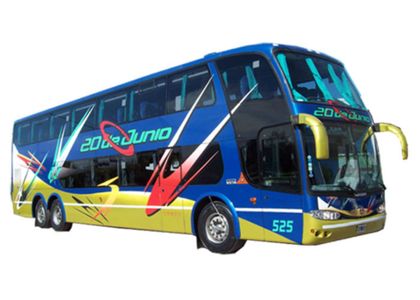 130° Asientos reclinables Autobús 