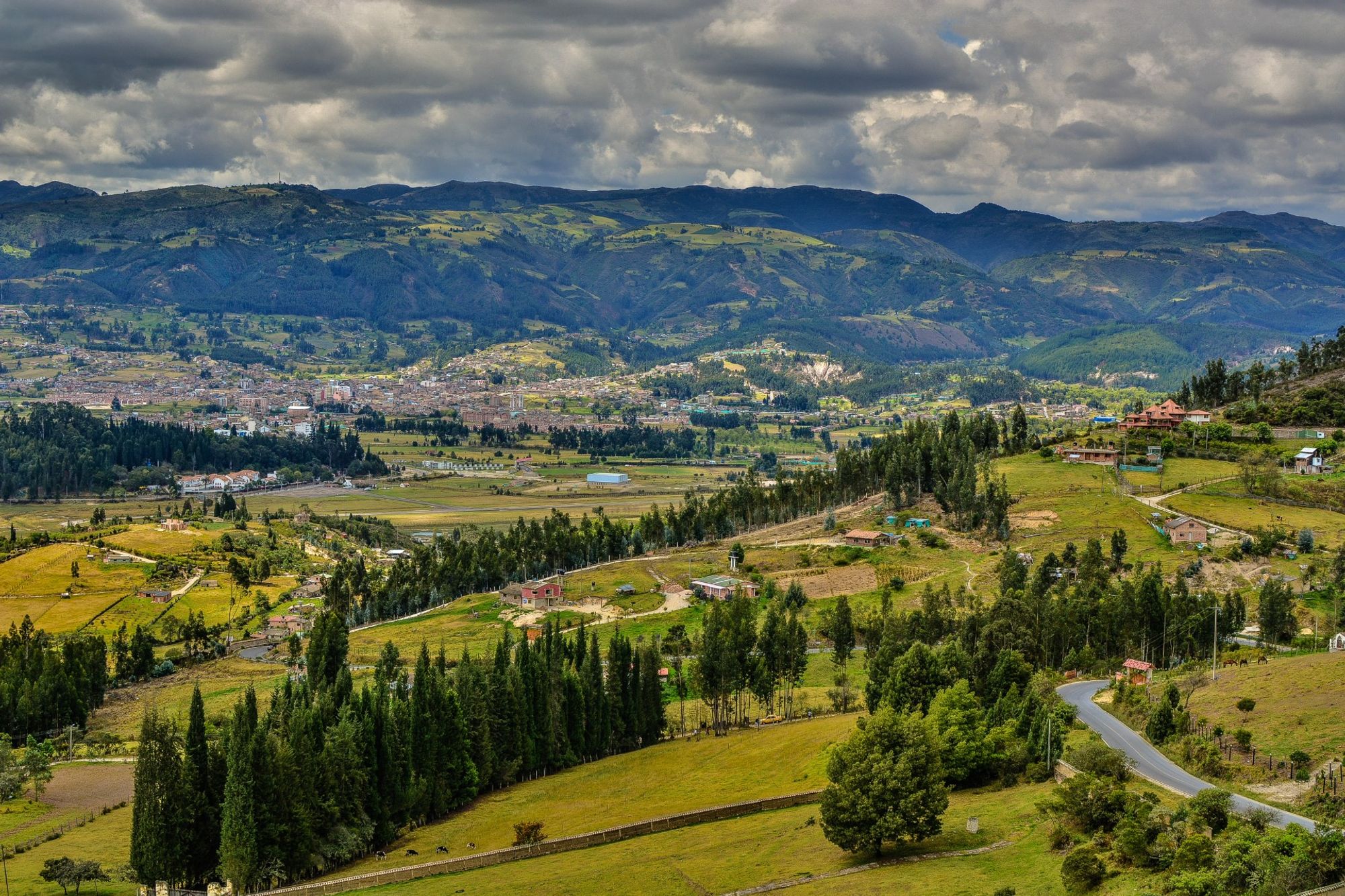 Pantano de Vargas 駅内 Paipa, Colombia