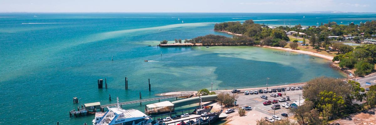 Sealink Queensland North Stradbroke Island bringing passengers to their travel destination