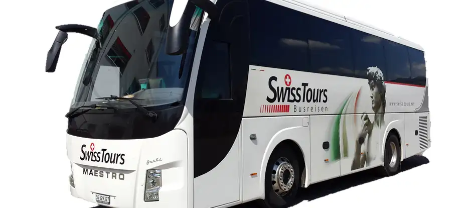 Swiss Tours Fahrgäste werden an ihr Ziel gebracht