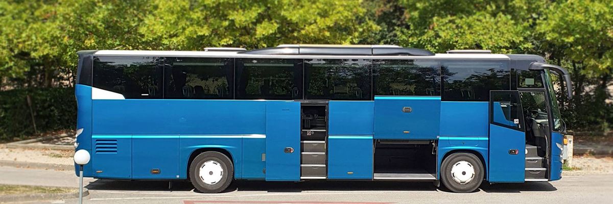 EBA Eurobus bringing passengers to their travel destination