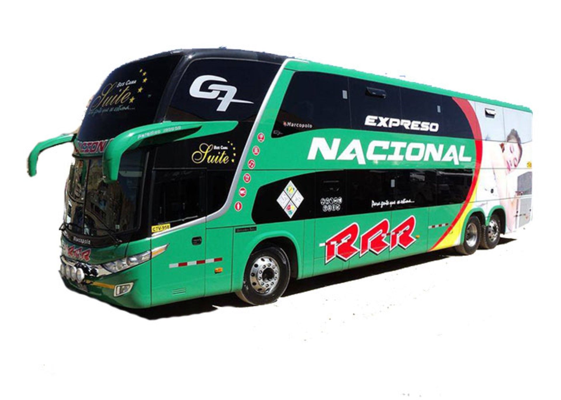 120 Reclining Seats Bus 