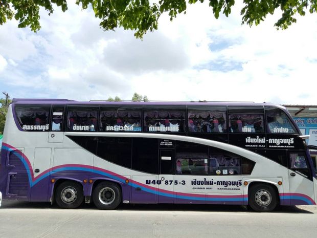 Transports pour aller de Kanchanaburi à Chiang Mai