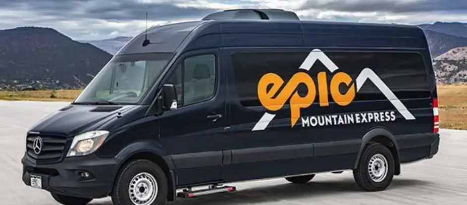 Epic Mountain Express bringing passengers to their travel destination