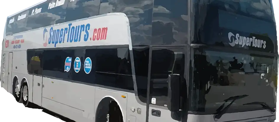 Super Tours bringing passengers to their travel destination