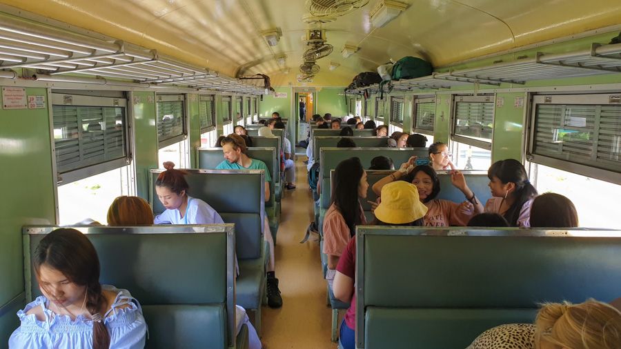 Third Class Seat Fan Train 