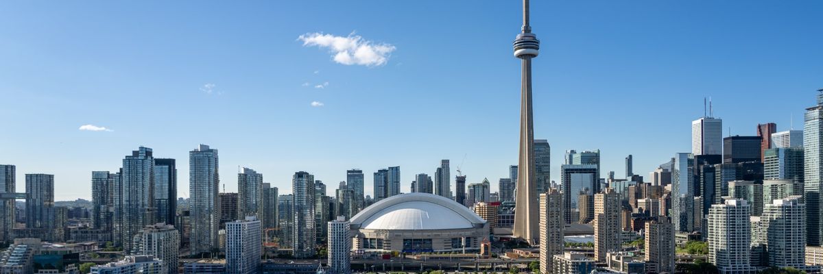 Eine schöne Aussicht vom Zentrum aus Toronto