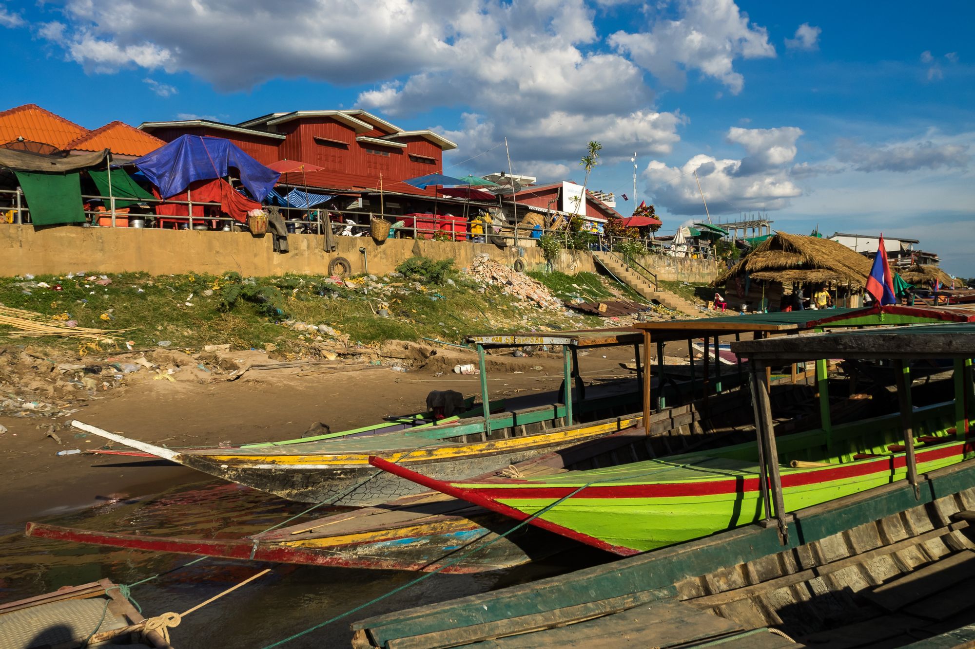 Nong Nok Khiene Cambodia - Laos Border station within Nakasong, Laos