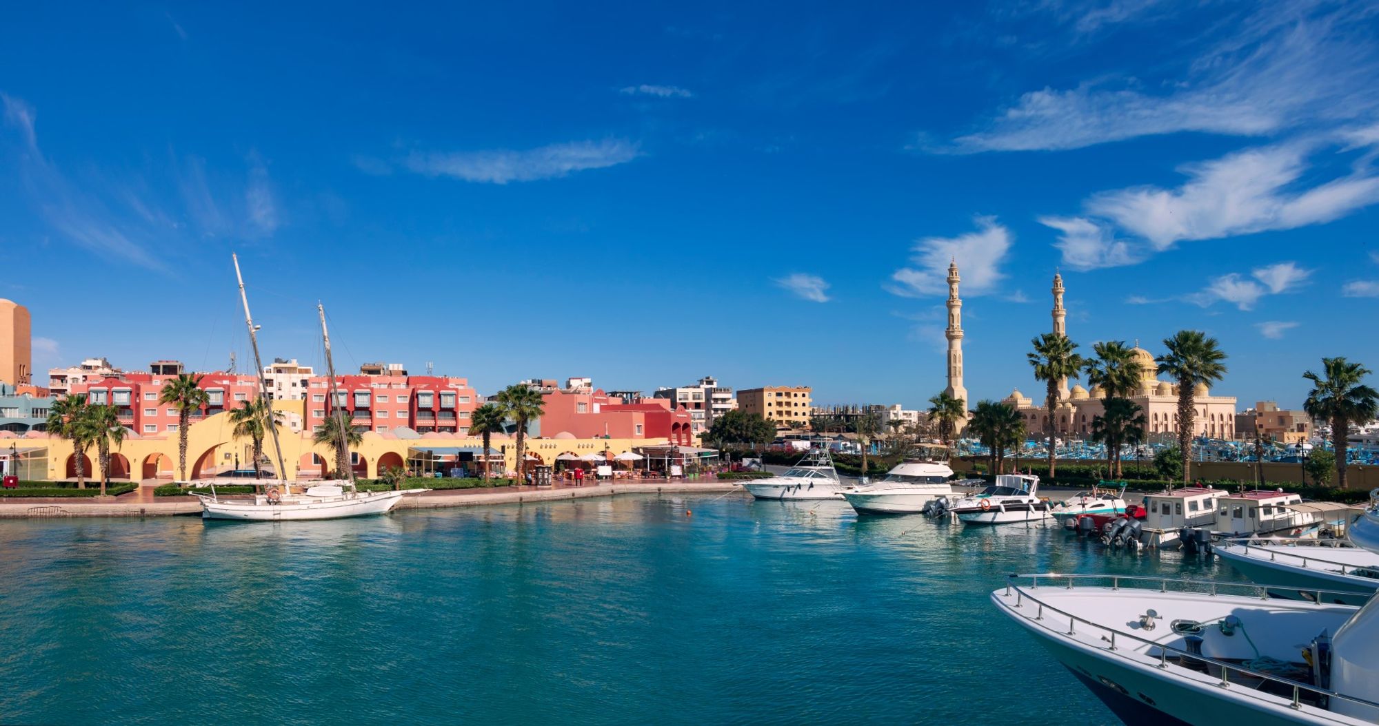 A captivating backdrop of central Hurghada