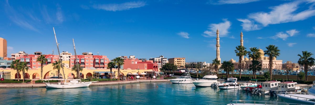 A captivating backdrop of central Hurghada