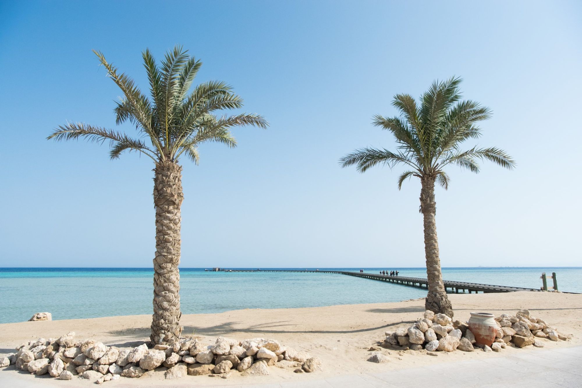 A captivating backdrop of central Soma Bay