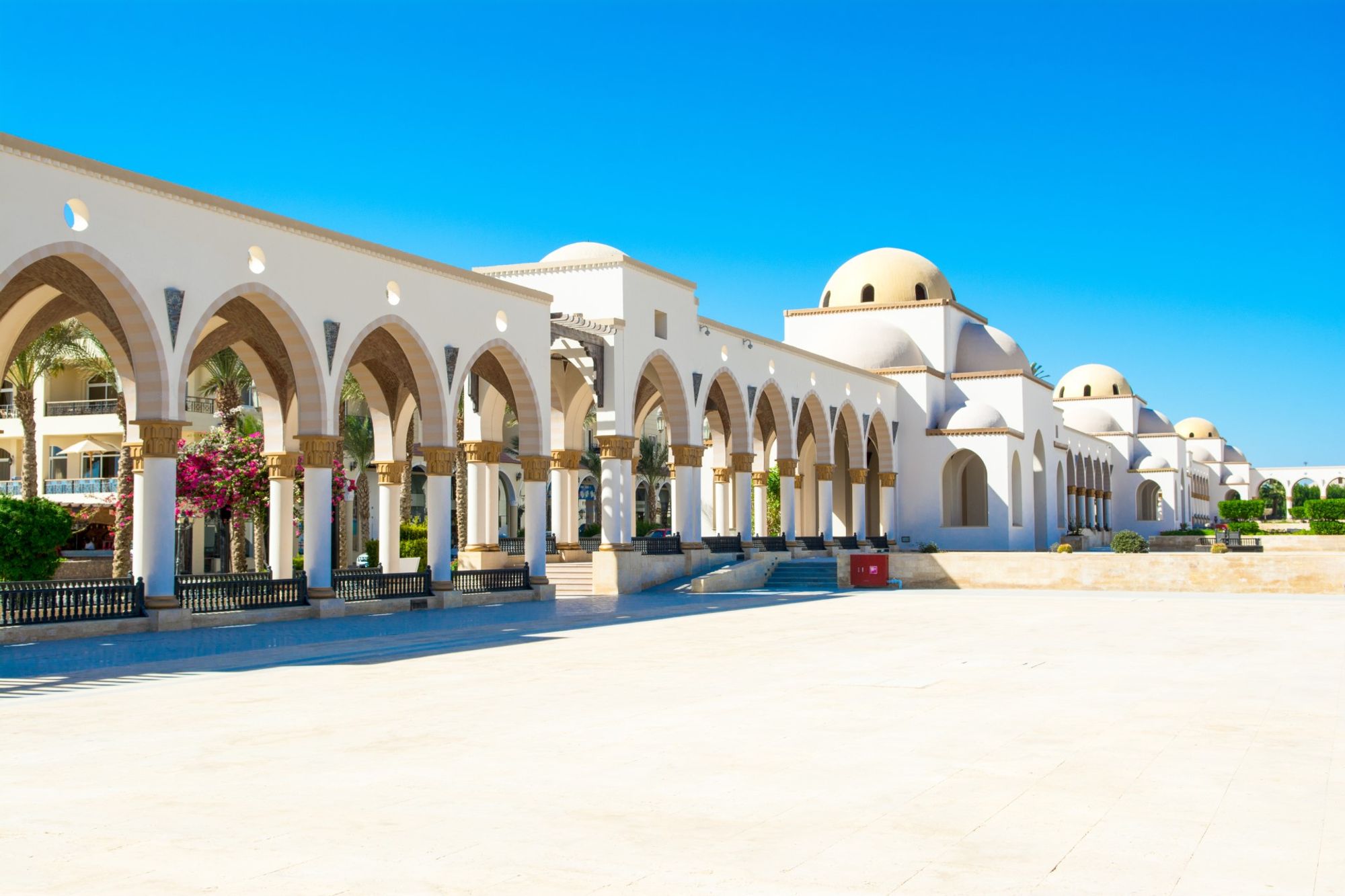 Blue Bus Sahl Hasheesh station within Sahl Hasheesh, Egypt