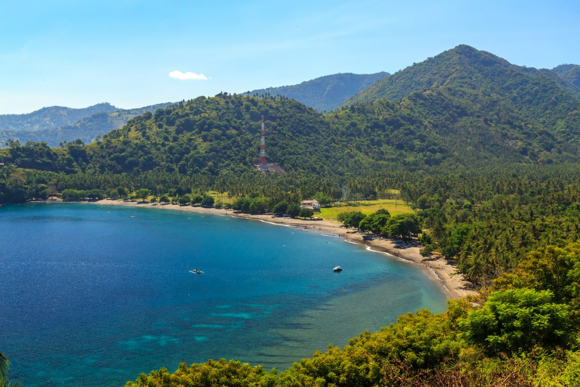 Pelabuhan Bangsal Penyeberangan Gili สถานีภายใน Bangsal, Lombok, Indonesia