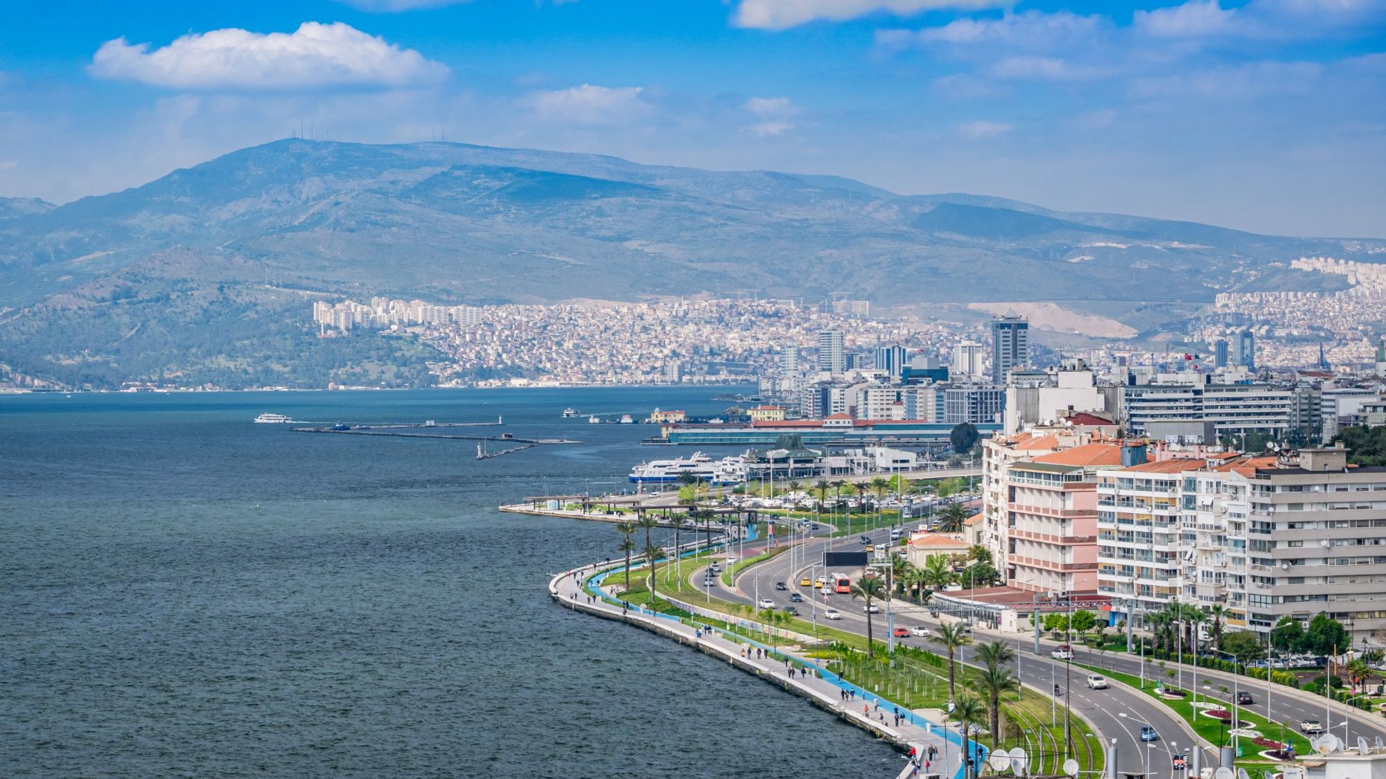 Alsancak Ferry Pier nhà ga trong khoảng Izmir, Turkey