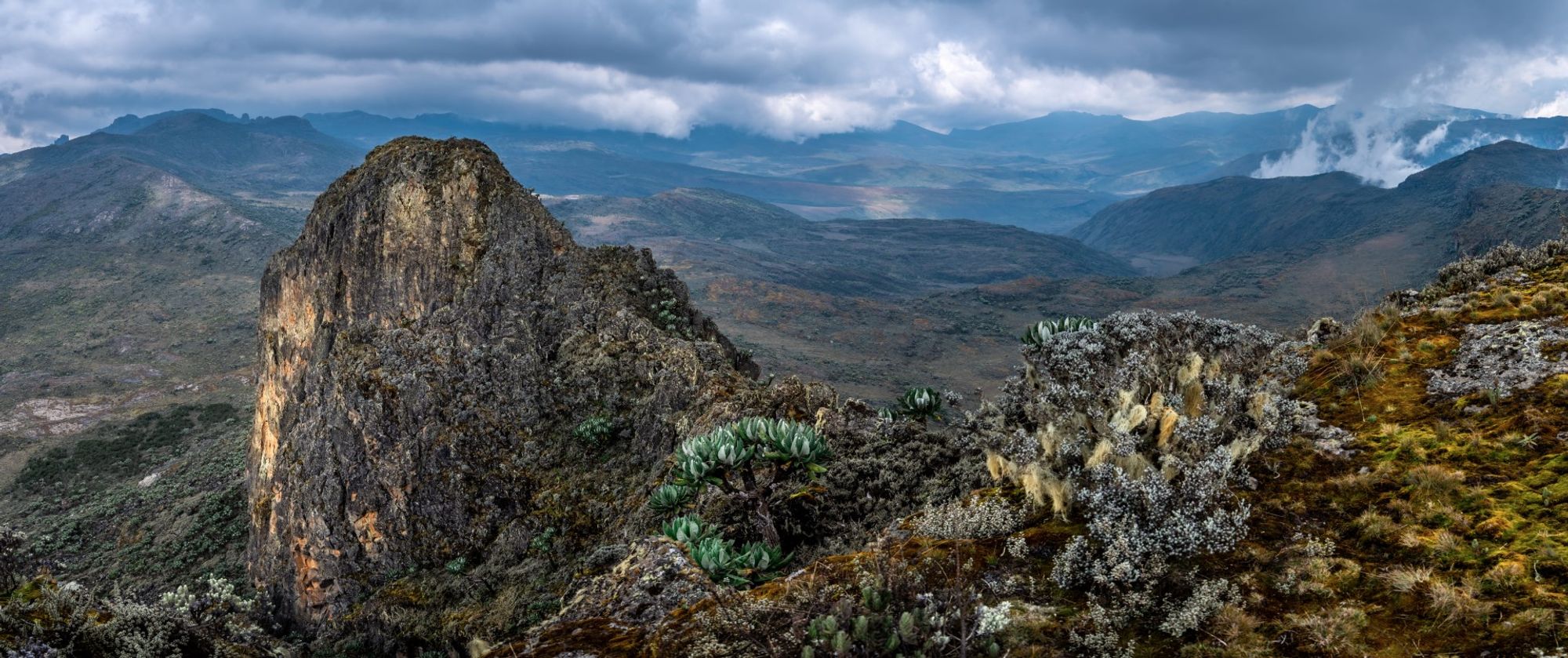 Um pano de fundo cativante do centro de Kitale