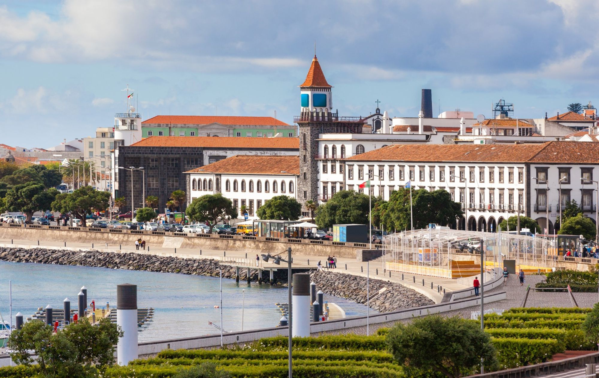 Ponta Delgada Rua Eng José Cordeiro Antiga da Calheta station within Ponta Delgada, Azores, Portugal