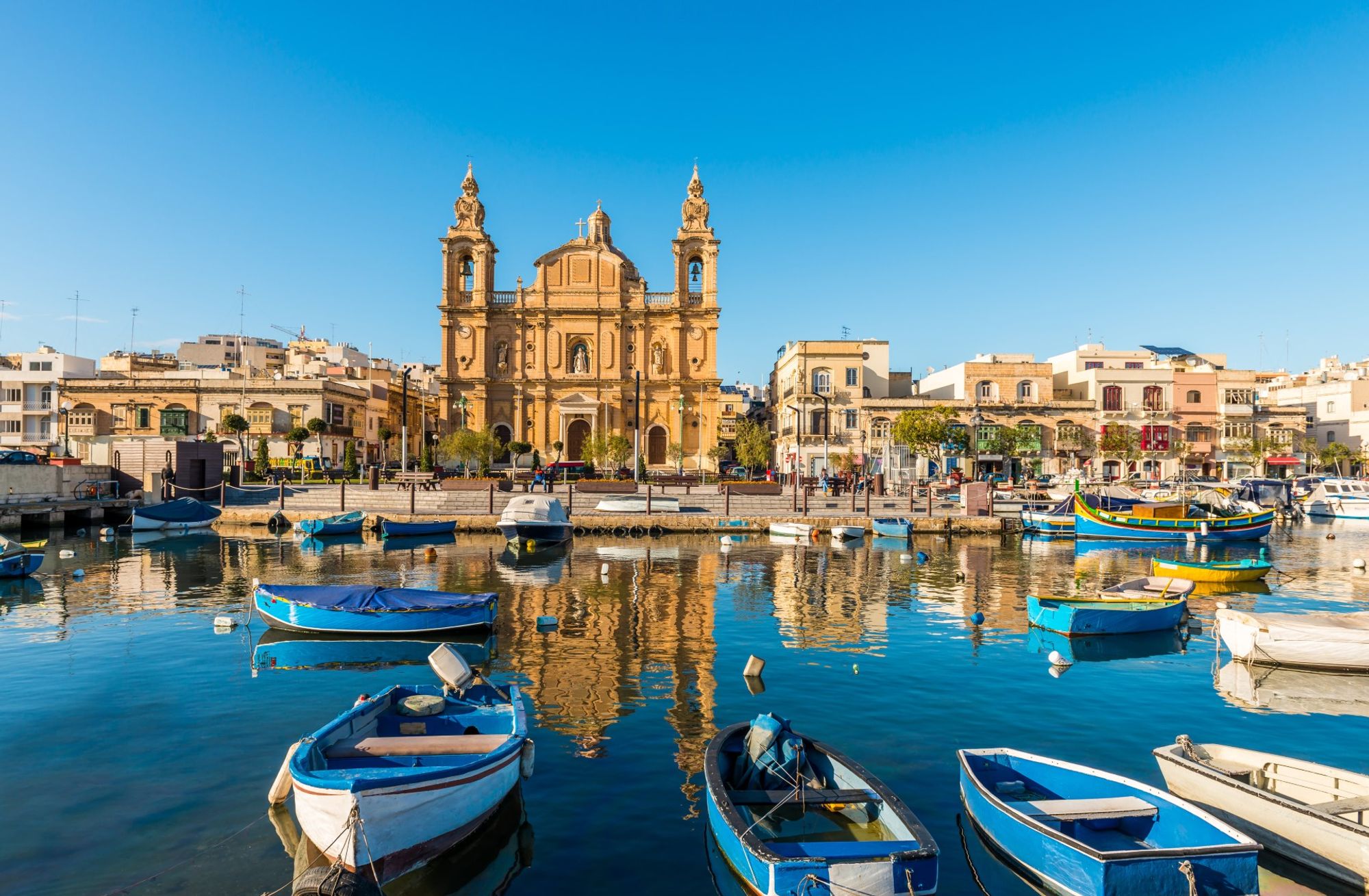 Eine bezaubernde Szenerie vom Zentrum aus Sliema