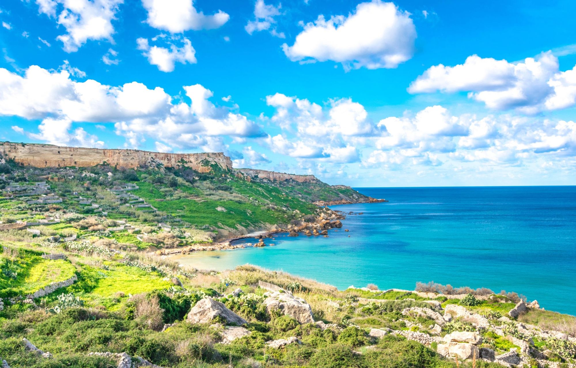 Eine bezaubernde Szenerie vom Zentrum aus Nadur