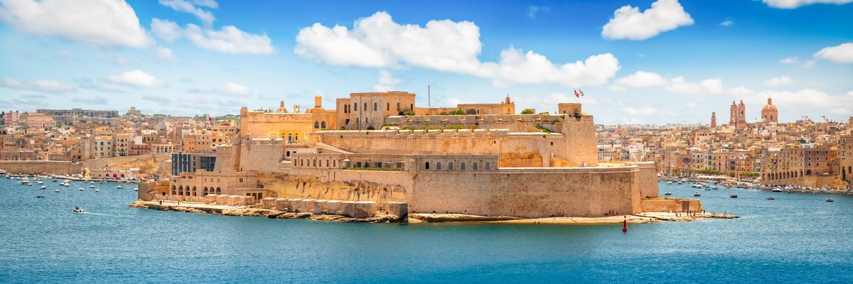 Uno sfondo accattivante di centrale Malta Island