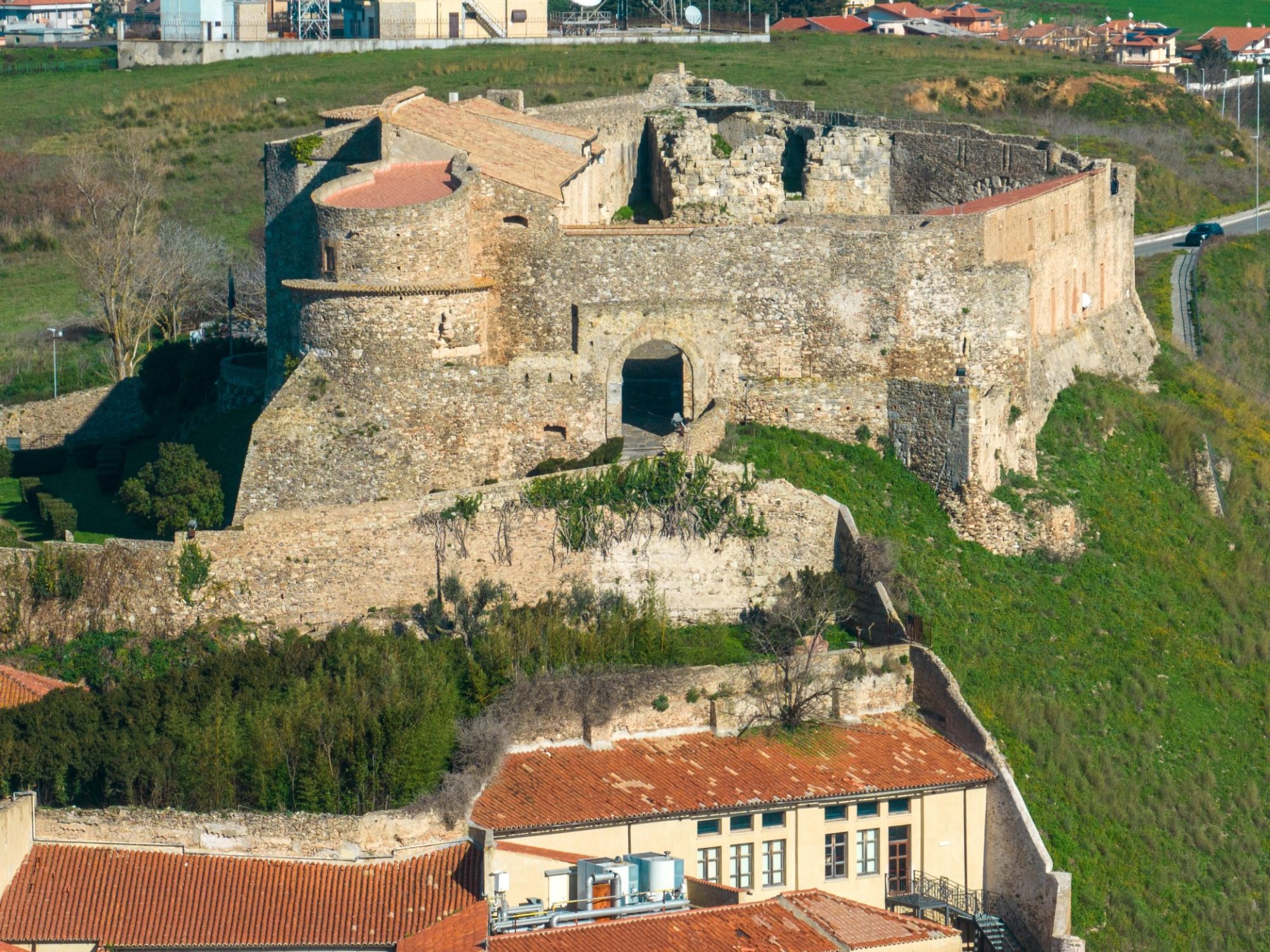 Une toile de fond captivante du centre Vibo Valentia