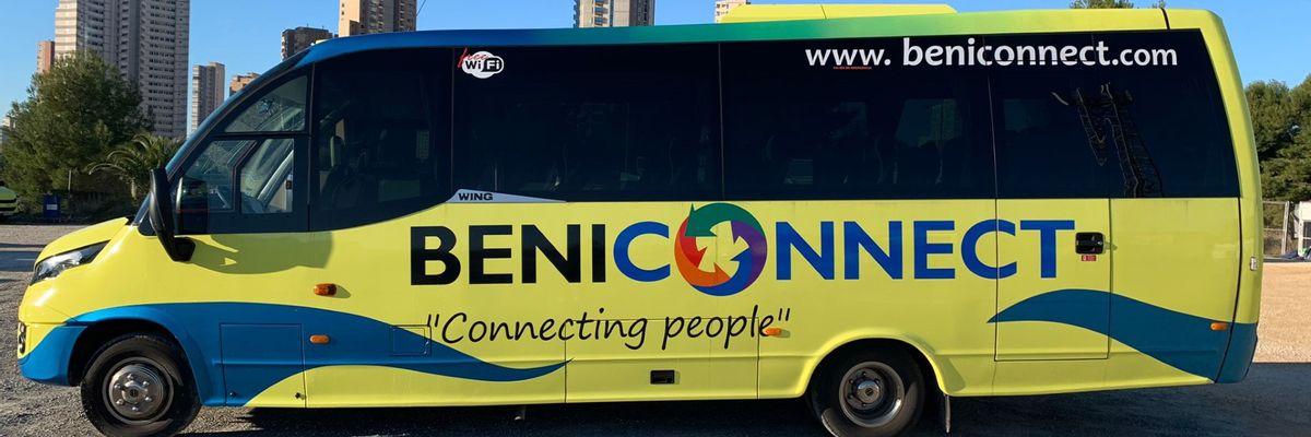 Beniconnect Fahrgäste werden an ihr Ziel gebracht