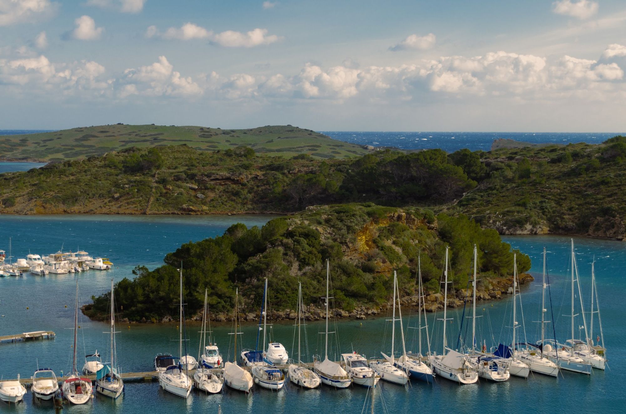 Port d'Addaia Bus Stop สถานีภายใน Port d'Addaia, Spain