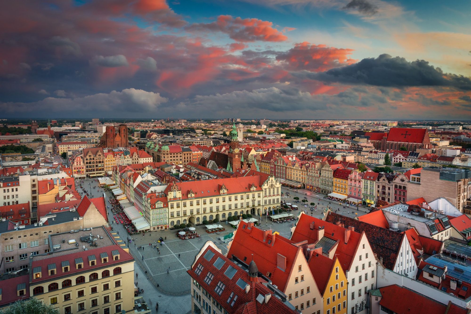 Wroclaw PL Sucha stazione all'interno Wrocław, Poland