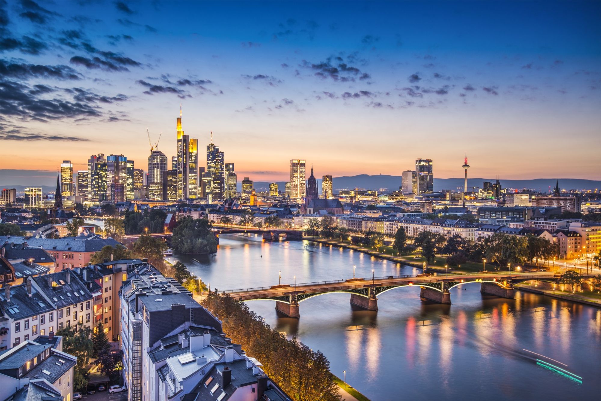 Frankfurt, Bus Terminal station within Frankfurt, Germany