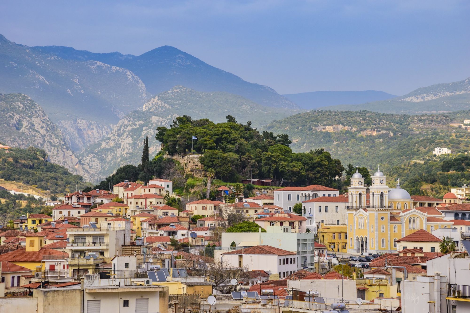 Kalamata Zagglis nhà ga trong khoảng Kalamata, Greece