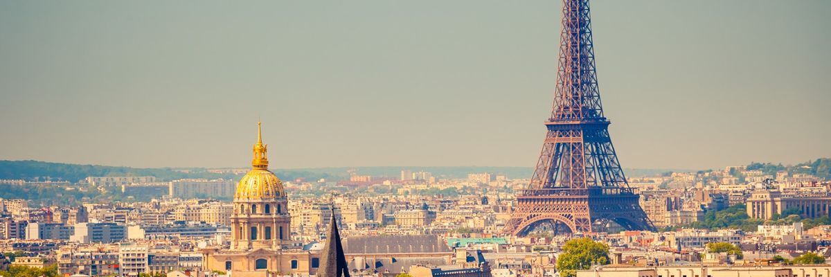 Eine schöne Aussicht vom Zentrum aus Paris-mobile