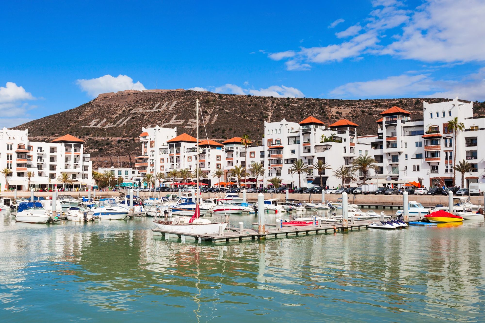 A captivating backdrop of central Agadir