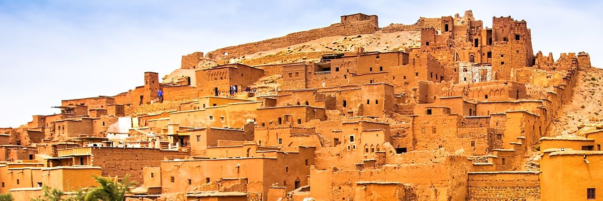 A captivating backdrop of central Ouarzazate