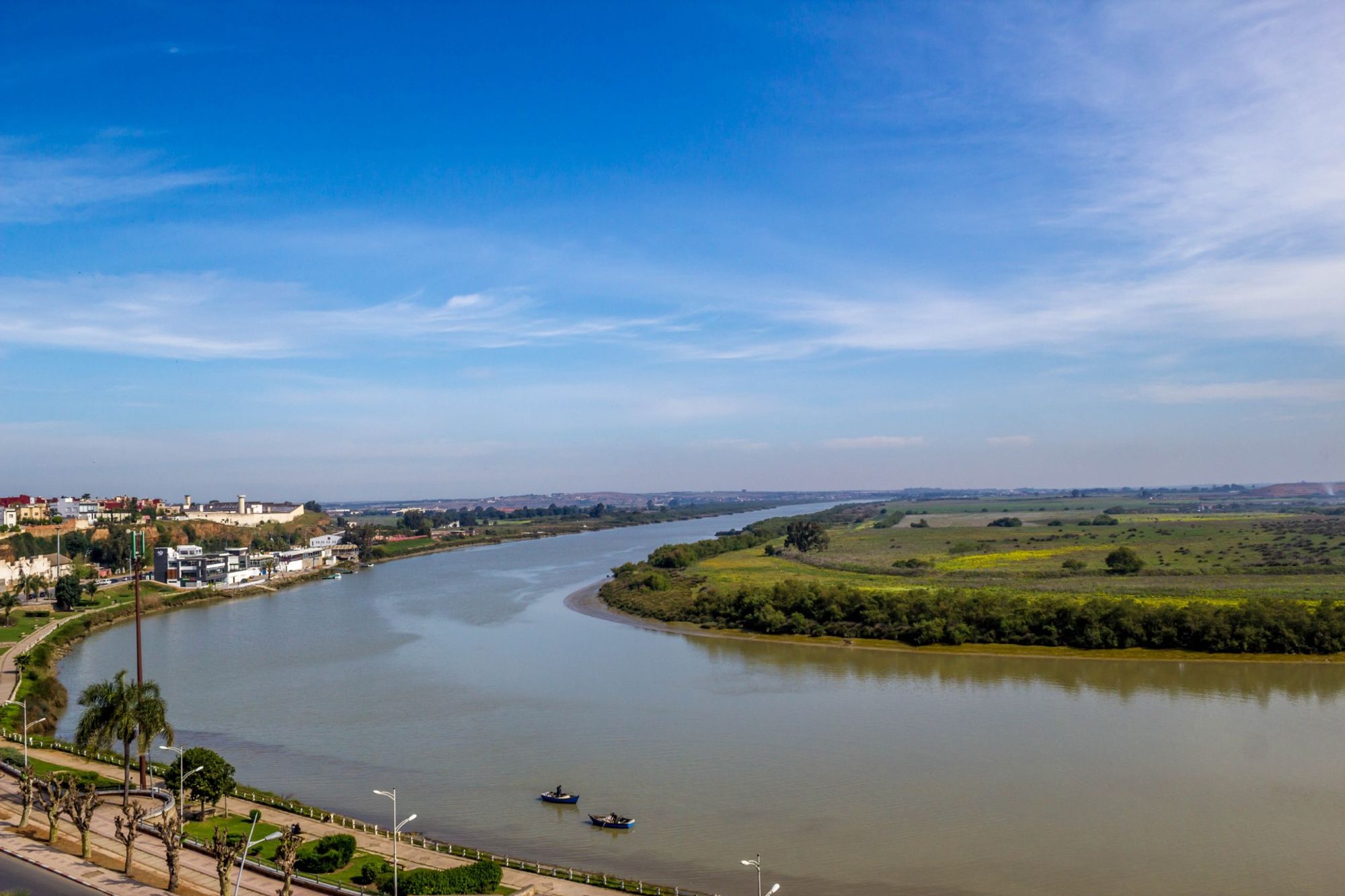 A captivating backdrop of central Kenitra