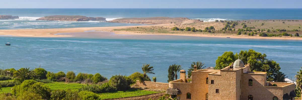 Eine schöne Aussicht vom Zentrum aus Marrakesch-mobile