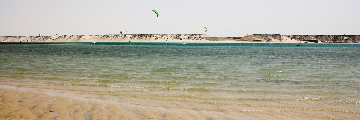 A beautiful view from within central Dakhla-mobile