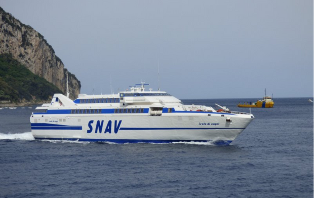Transports pour aller de Capri à Sorrento