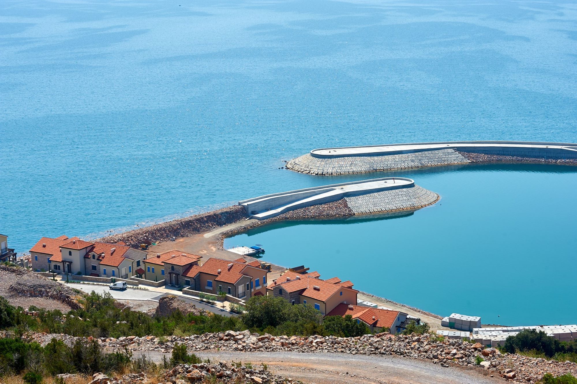 Oblatno Lustica Bay station within Radovici, Montenegro