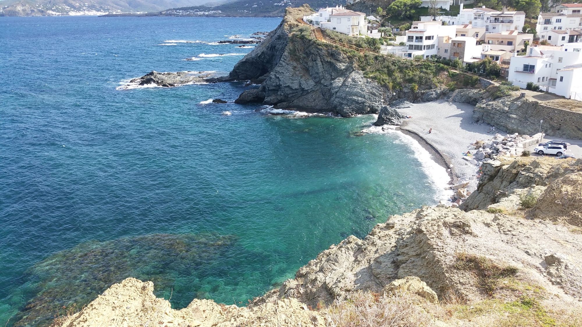 Eine bezaubernde Szenerie vom Zentrum aus Llanca