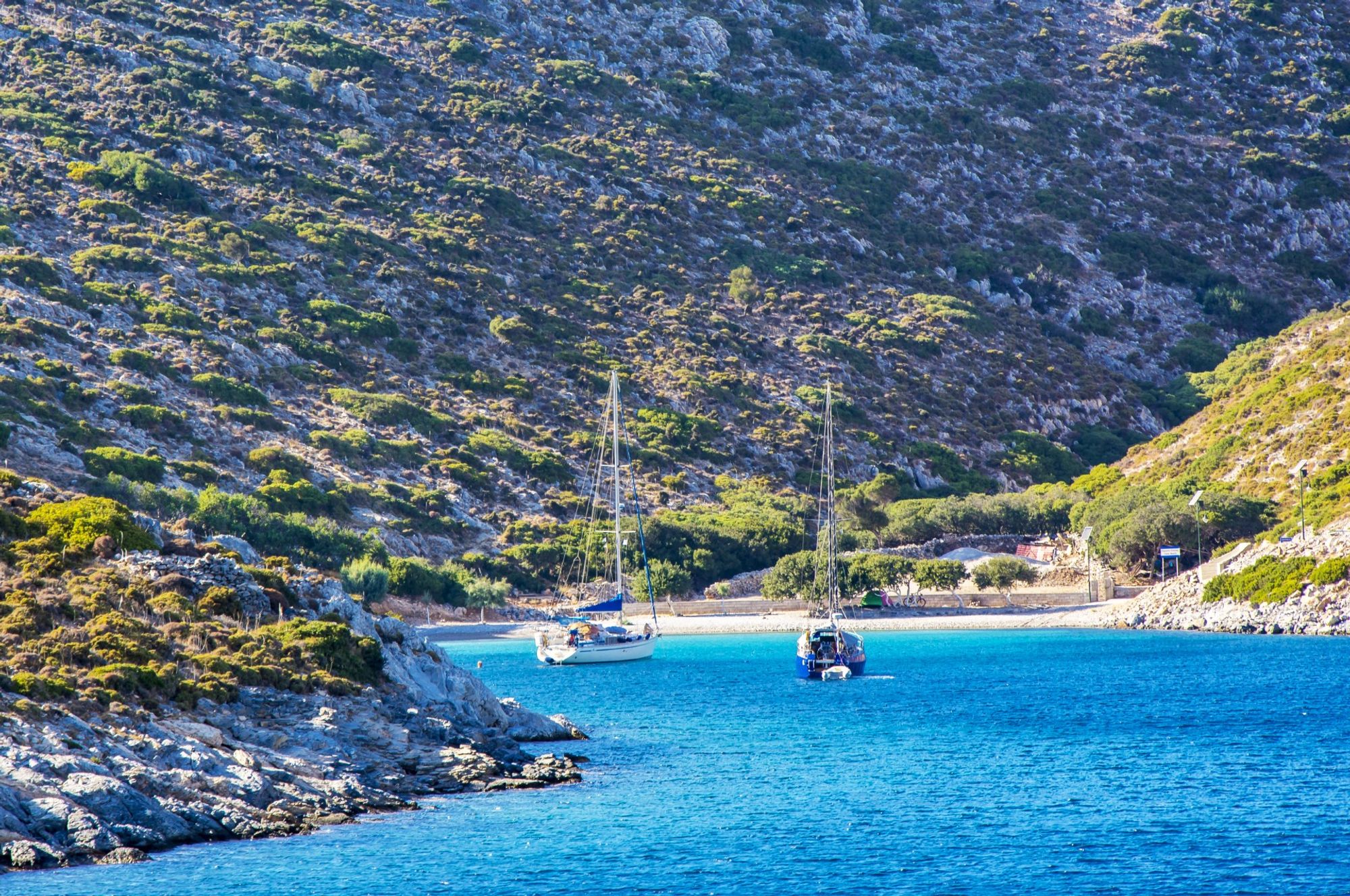 Agathonisi Port station binnen Agathonisi, Greece