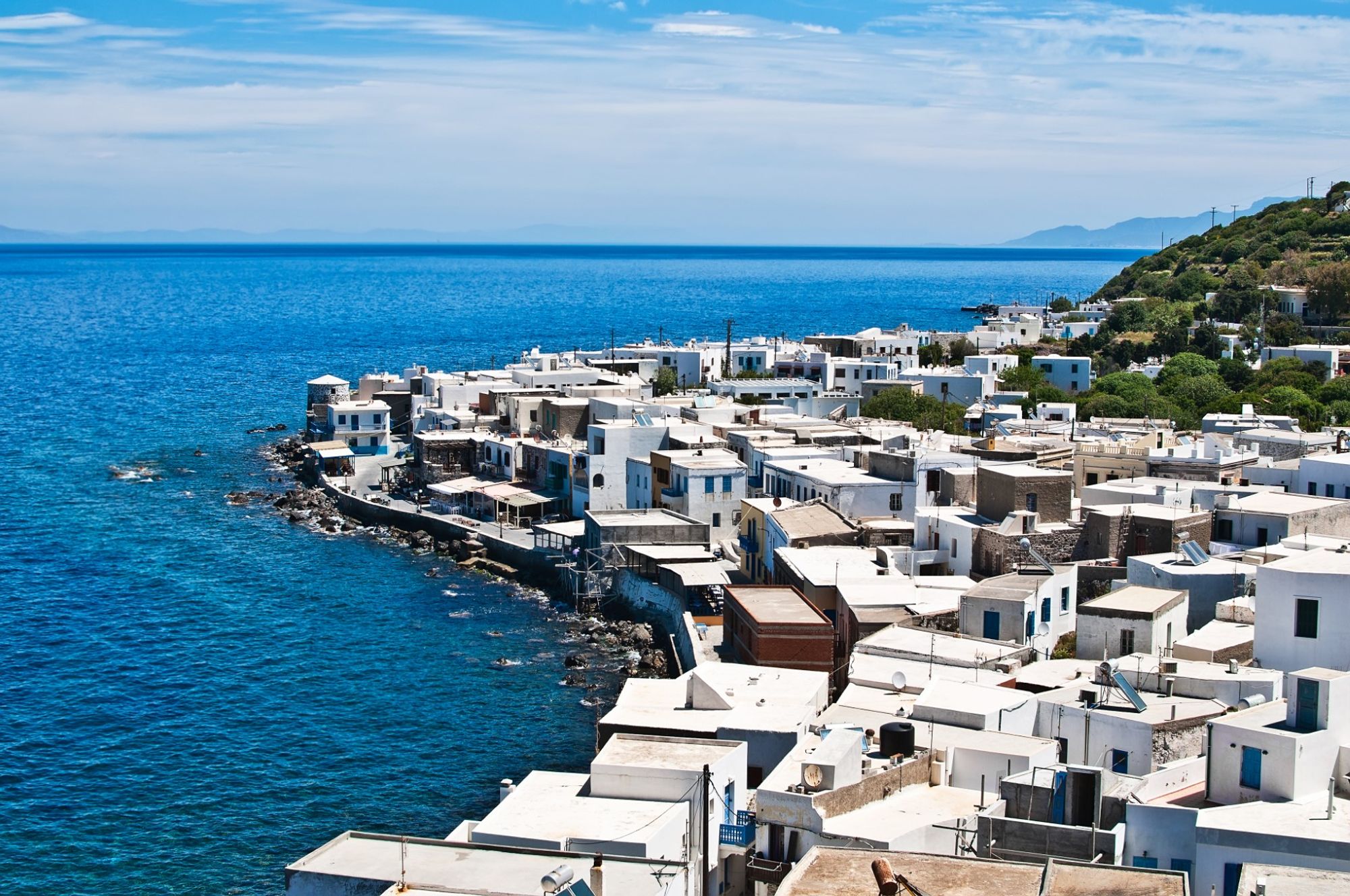 Nisyros Port 駅内 Nisyros, Greece