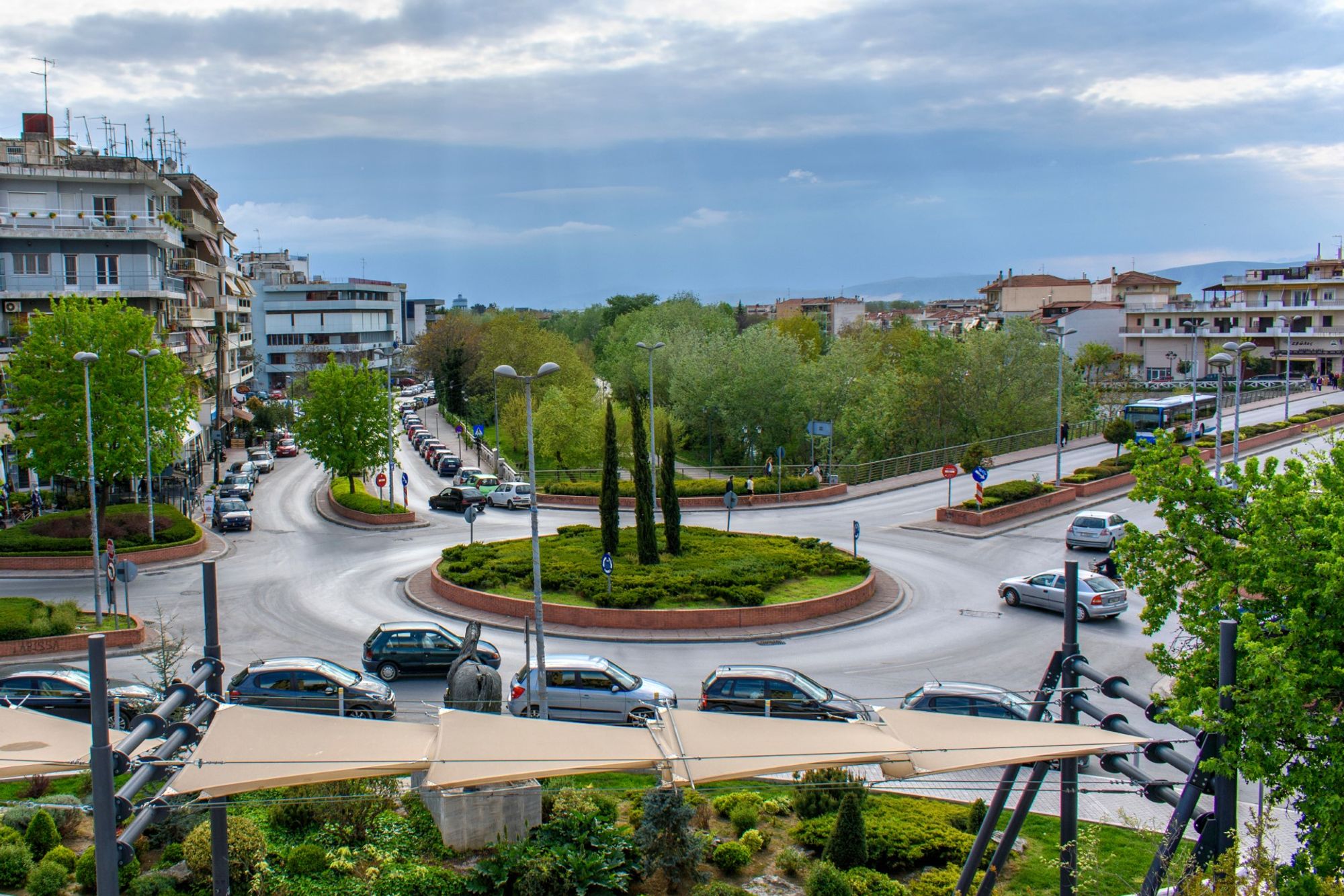 A captivating backdrop of central Larissa