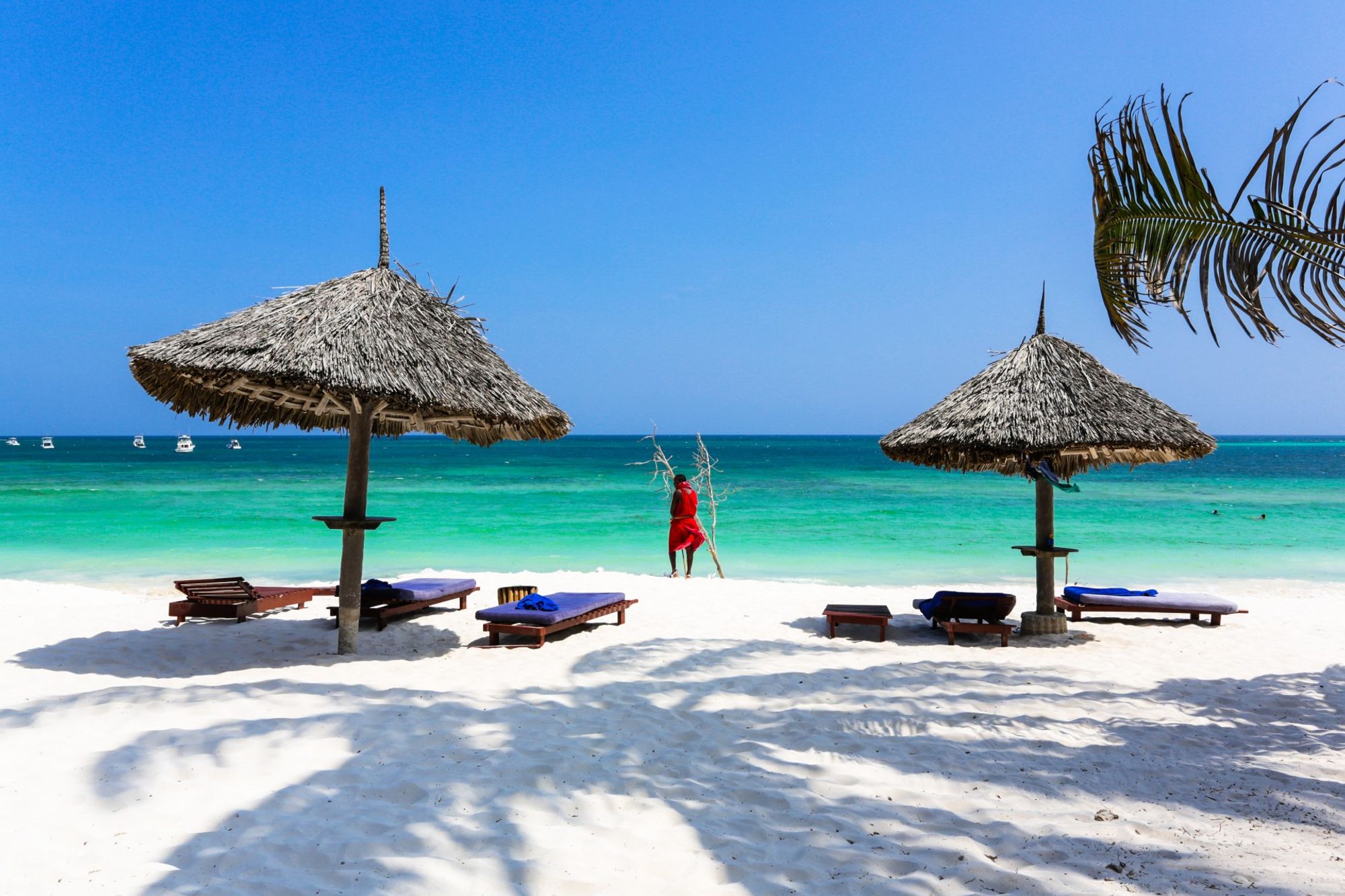 Um pano de fundo cativante do centro de Watamu