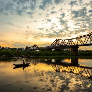 View of Ninh Binh to Hanoi