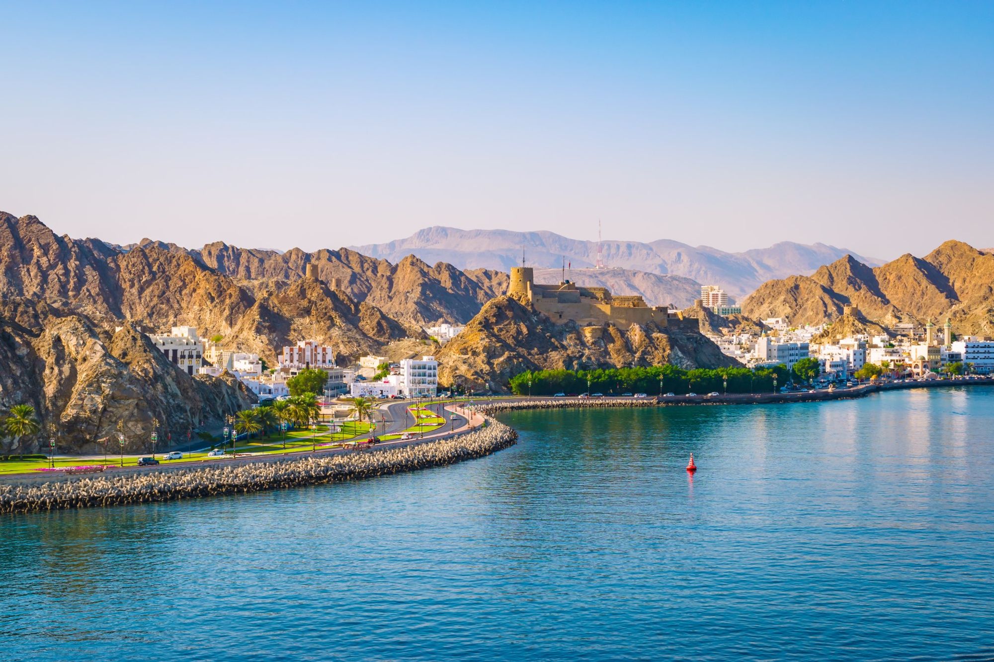 Muscat Airport (MCT) station binnen Muscat, Oman