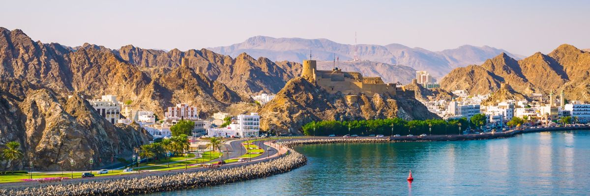 A charming view from within central Oman