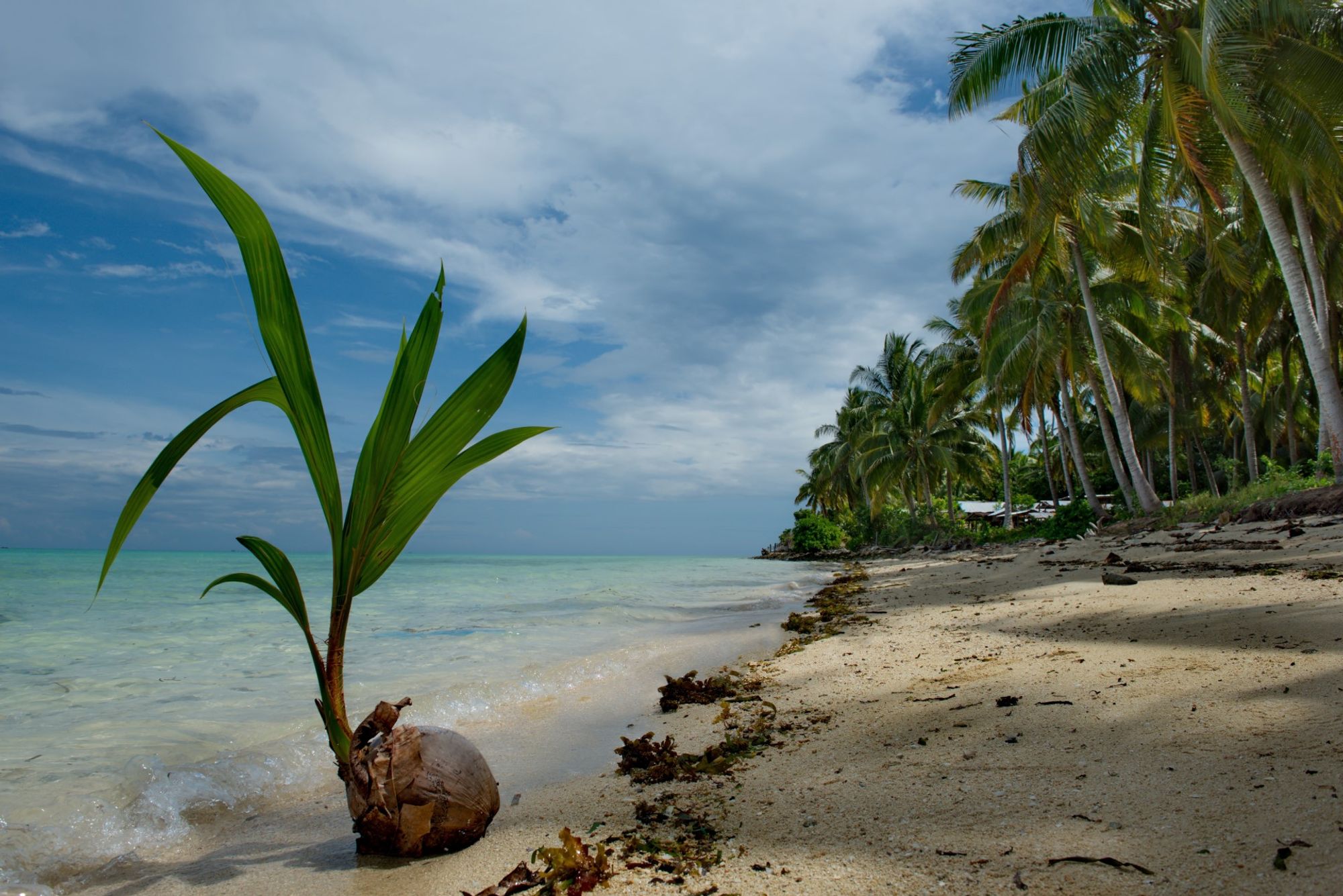 Ambulong Port stazione all'interno Sibuyan Island, Philippines