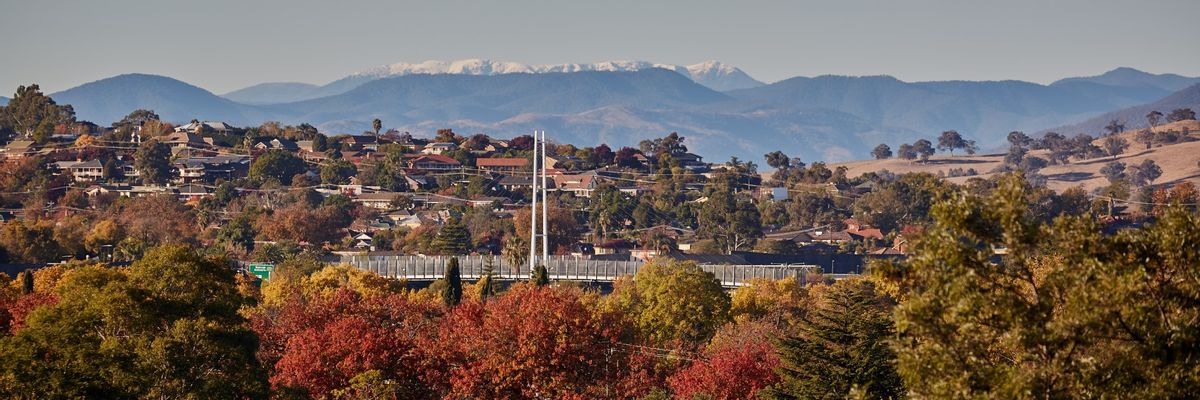 A beautiful view from within central Albury-mobile
