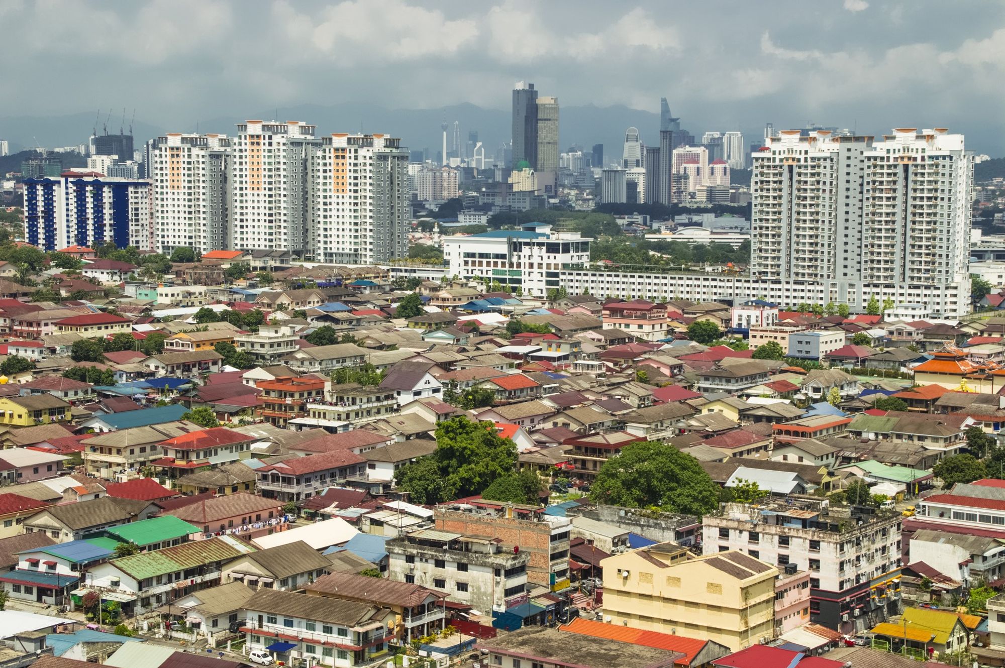 往中心看去，远处的风景令人叹为观止 Petaling Jaya