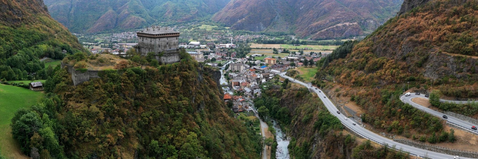 A captivating backdrop of central Verres